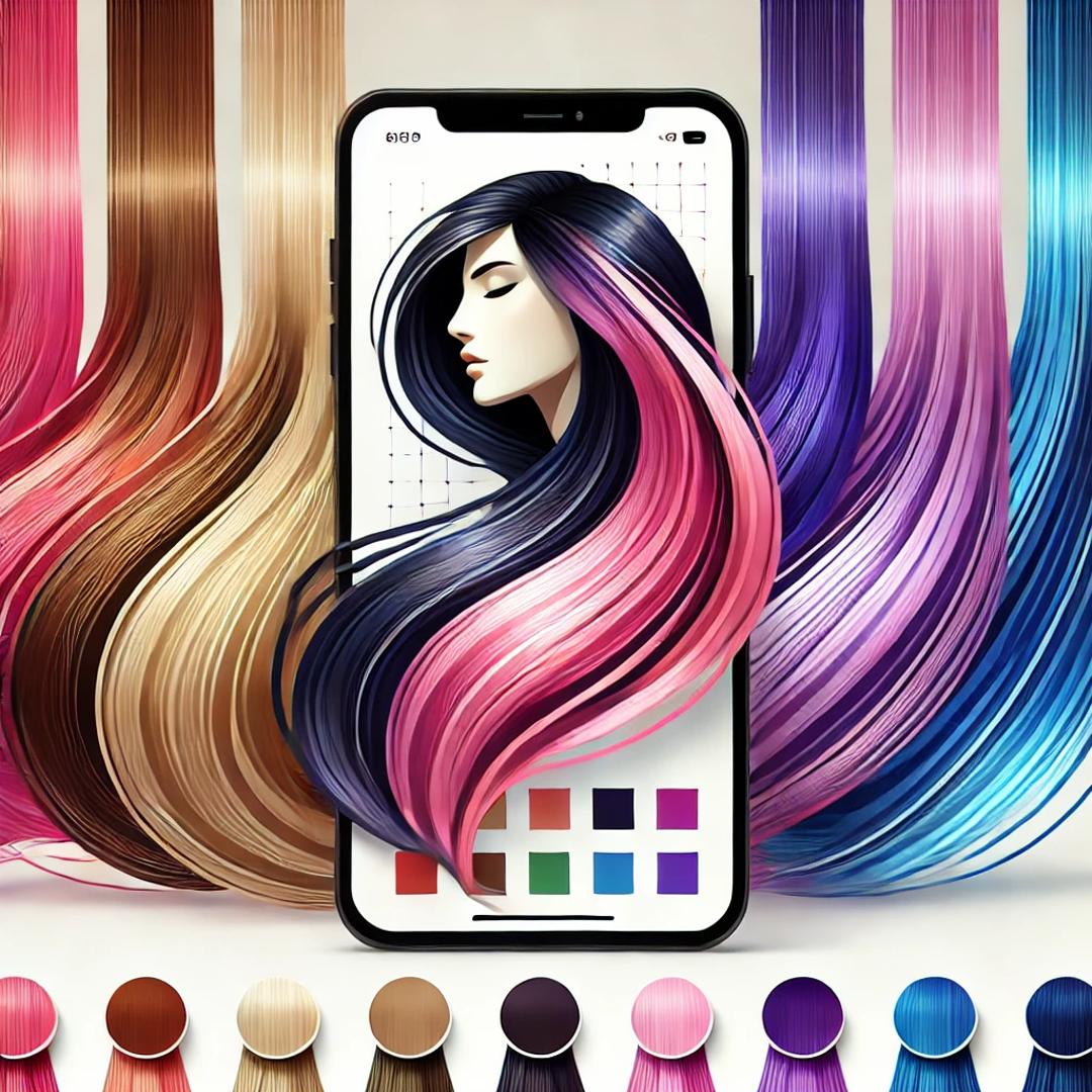 Hair color app - virtual try on